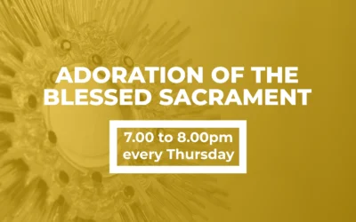 Eucharistic Adoration: Thursdays, 7-8pm