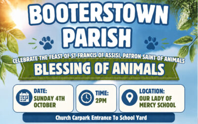 Blessing of Animals – Sunday 4th October